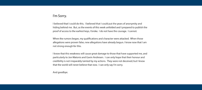 http://www.drcraigwright.net as of 5/5/2016